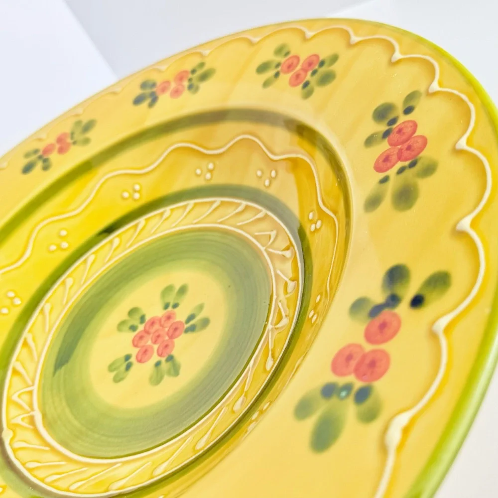 Vintage WILLIAMS SONOMA Ceramiche Large Hand Painted 14